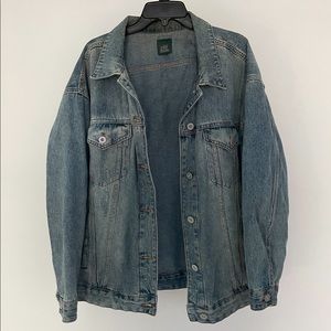 oversized denim jacket